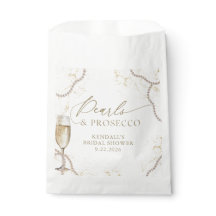 Luxus Perlen und Prosecco Brautparty