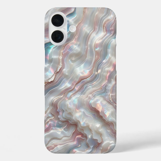 Luxus-Perlmutt-Achat-Handyhülle - Irisierend  Case-Mate iPhone Hülle (Rückseite)