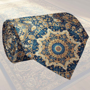 Luxus-Perser-Designer-Teppich Faux-Seide-Halstuc Krawatte