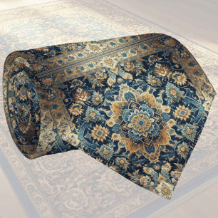 Luxus-Perser-Designer-Teppich Faux-Seide-Halstuc Krawatte