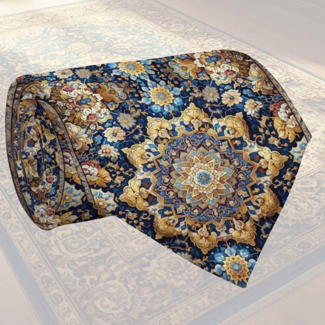 Luxus-Perser-Designer-Teppich | Faux-Silk-Schlips Krawatte (Von Creator hochgeladen)