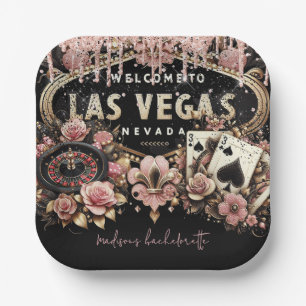 Luxus Personalisiert Las Vegas Bachelorette Pappteller