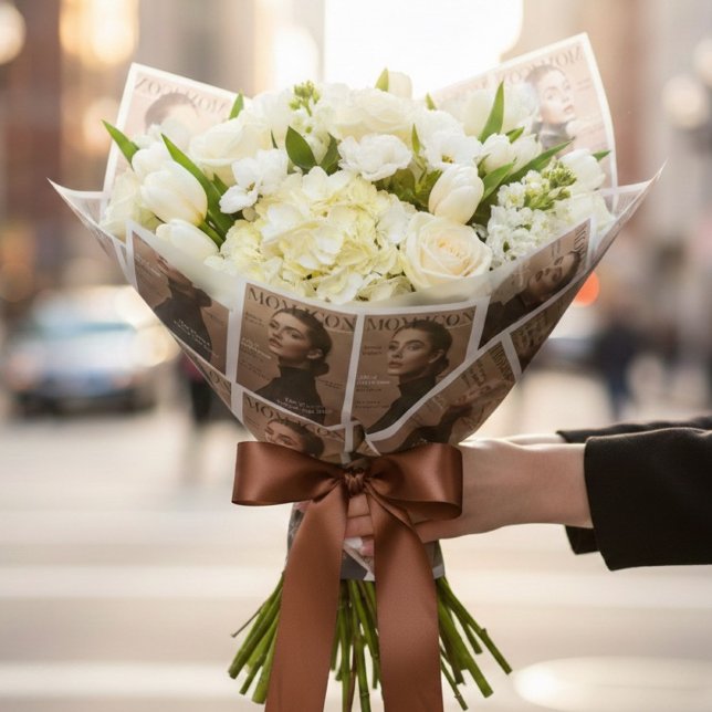 Luxus-Persönliches Mutti-Foto Benutzerdefiniert  Geschenkpapier (Von Creator hochgeladen)