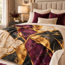 Luxus-Pflaume-Schwarz-Gold-Kintsugi-Marmor-Accesso