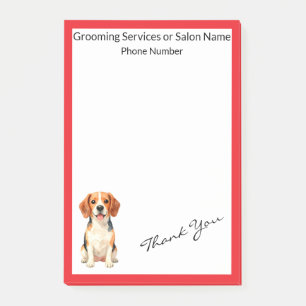 Luxus-Pflege Hund Personalisierte Moderne Kollekti Post-it Klebezettel