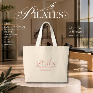 Luxus-Pilates Die Grundprinzipien Rose Jumbo Stoffbeutel