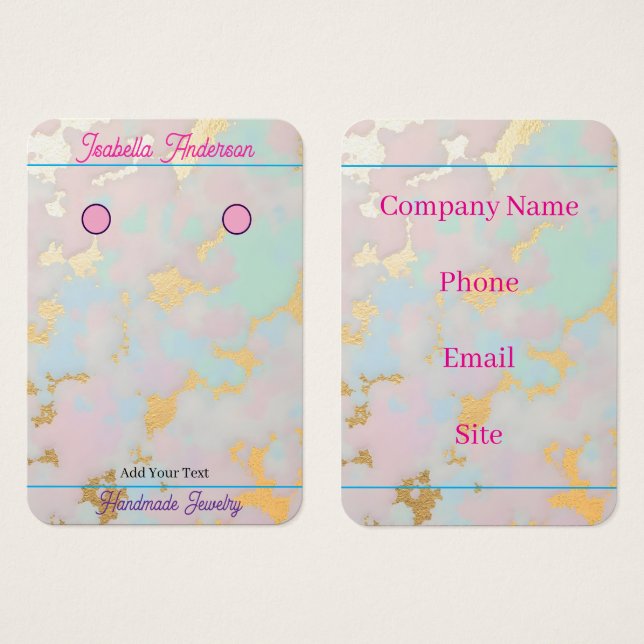 Luxus-Popular-Blush-Pink-Mint-Gold-Kollektion (Vorne & Hinten)