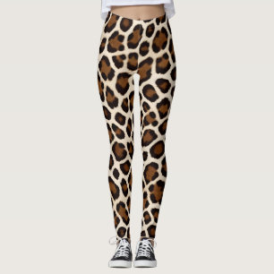 Luxus Populäre White Leopard Elegante Collection Leggings