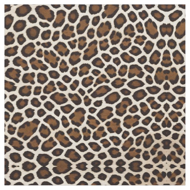 Luxus Populäre White Leopard Elegante Collection Stoff (Nahaufnahme)