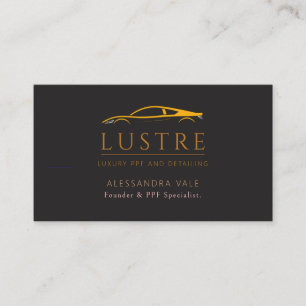 Luxus-PPF- & Auto-Detailing-Spezialist Black Gold Visitenkarte