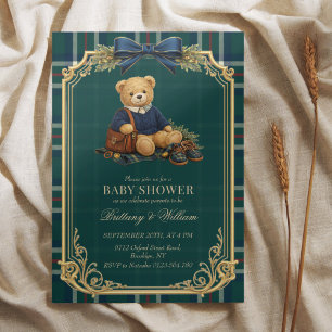 Luxus-Prep-Teddybär-Karobaby-Party Einladung