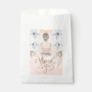 Luxus Princess Birthday Party Beige Glitzer Geschenktütchen