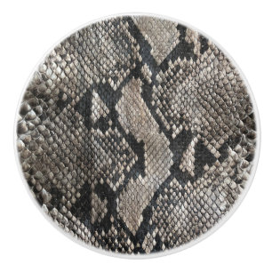 Luxus-Pythonschlange Haut - Reiche elegante Mode Keramikknauf