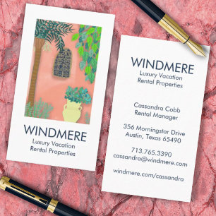 Luxus Real Anwesen Agent Realtor Property Manager Visitenkarte