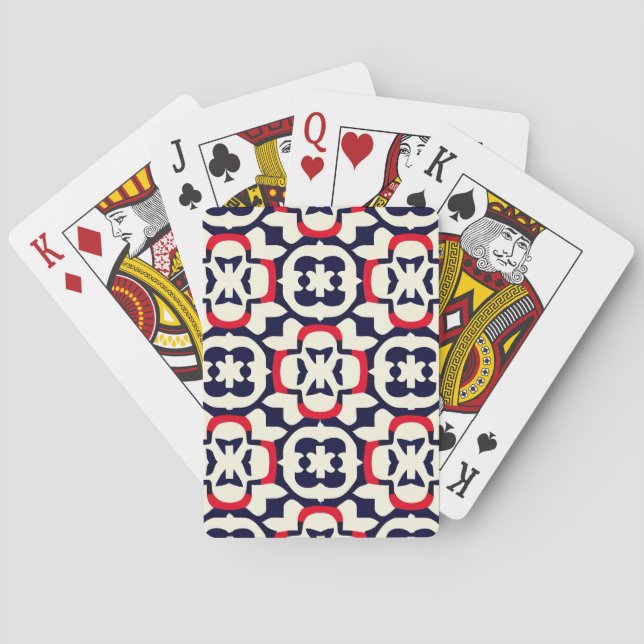 Luxus Red White und Blue Spielkarten (Rückseite)