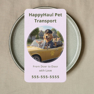 Luxus-Reise-Service für Haustiere Concierge Pet-Ta Visitenkarte