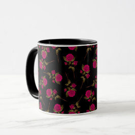 Luxus Rosa Rose Popular Floral Tasse