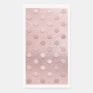Luxus Rose Gold Pink Serviette