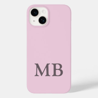 Luxus-Rosé-Handygehäuse mit individuellem Namen. Case-Mate iPhone 14 Hülle