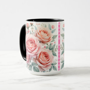 Luxus-Rose-Rosa-hübsche Beliebte Kollektion Tasse