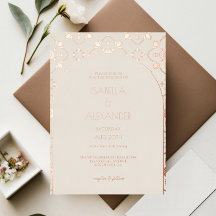 Luxus-Roségold-Mittelmeer-Fliesen-Bogen-Hochzeit