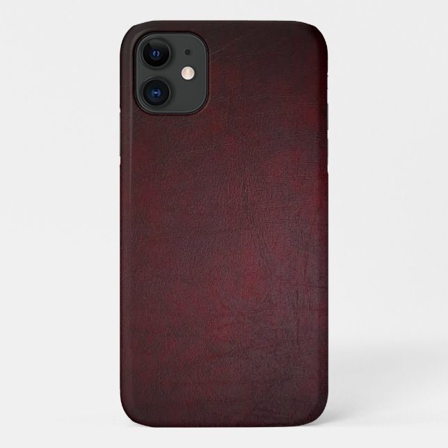 Luxus rotes Premium-Textildesign Case-Mate iPhone Hülle (Rückseite)