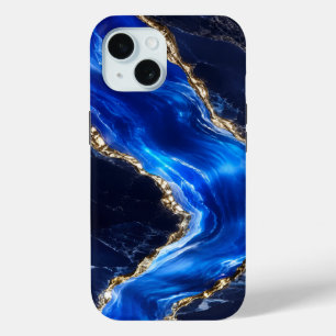 Luxus-Saphir-Marmor-Fluss Case-Mate iPhone Hülle