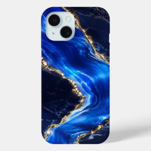 Luxus-Saphir-Marmor-Fluss Case-Mate iPhone Hülle