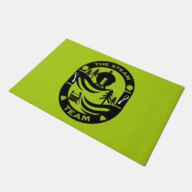 Luxus Sauna Geschenk Fußmatte (Schrägansicht)
