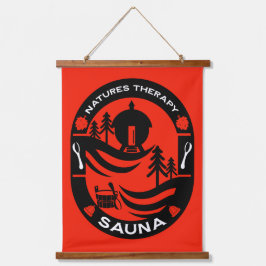 Luxus Sauna Geschenk Wandteppich Mit Holzrahmen