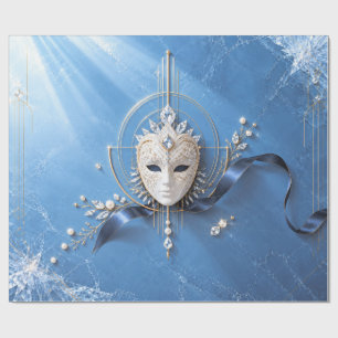Luxus-Schiefer-Masquerade-Weihnachts-Geschenkpapie Geschenkpapier