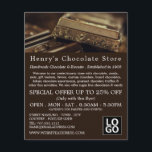 Luxus-Schokolade, Süßwaren und Werbung Flyer<br><div class="desc">Luxusschokolade,  Süßwaren liefert Werbe-Flyer durch den Business Card Store.</div>