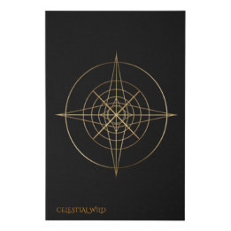 Luxus-Schwarz-Gold-Mond-Kunst-Feinkunst-Leinwand Künstlicher Leinwanddruck