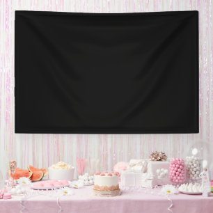 Luxus-Schwarze Minimalistische Wandteppich Banner