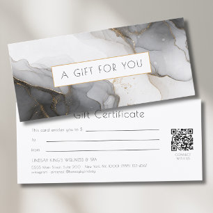 Luxus-Schwarzes-Gold-Marmor-QR-Code-Geschenkgutsch
