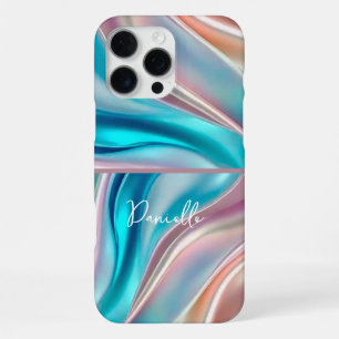 Luxus-Seiden-Monogramm iPhone 16 Pro Max Hülle