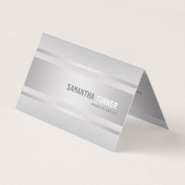 Luxus Silber Imitate Texturiert Beruflich Visitenkarten