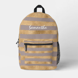 Luxus simuliertes Goldmuster Bedruckter Rucksack
