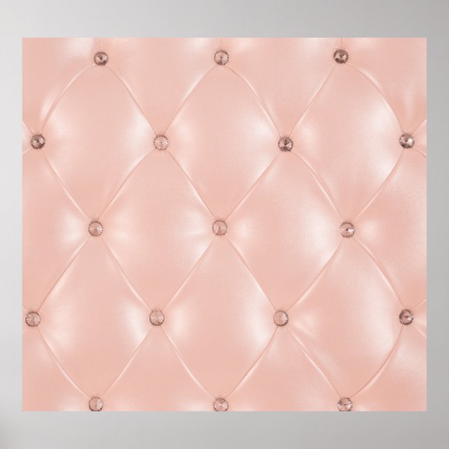 Luxus-Sofa: Alte Rose Textur Poster (Vorne)