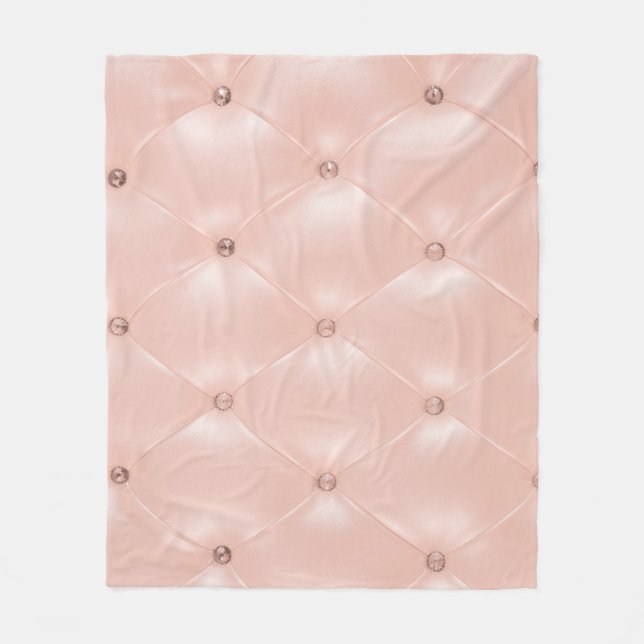 Luxus-Sofa: Alte Rosen-Textur Fleecedecke (Vorderseite)