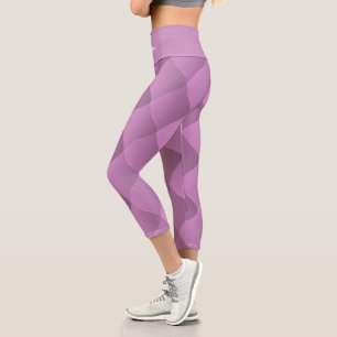 Luxus Soft Lila Capri Leggings