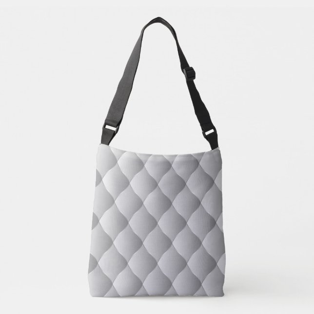 Luxus Soft Silver Tragetaschen Mit Langen Trägern (Vorderseite)