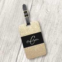 Luxus Sparkle Gold Glitzer Name