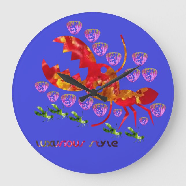 Luxus-Stil Große Wanduhr (Vorderseite)