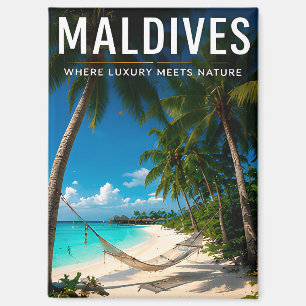 🌴 Luxus-Strandflucht auf den Malediven für Küsten Magnet