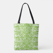 Luxus-Tasche 'Lime Green Botanical'