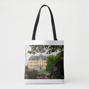 Luxus-Tasche mit floralem Muster im Stil eines fra