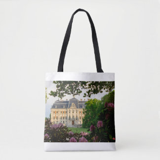 Luxus-Tasche mit floralem Muster im Stil eines fra