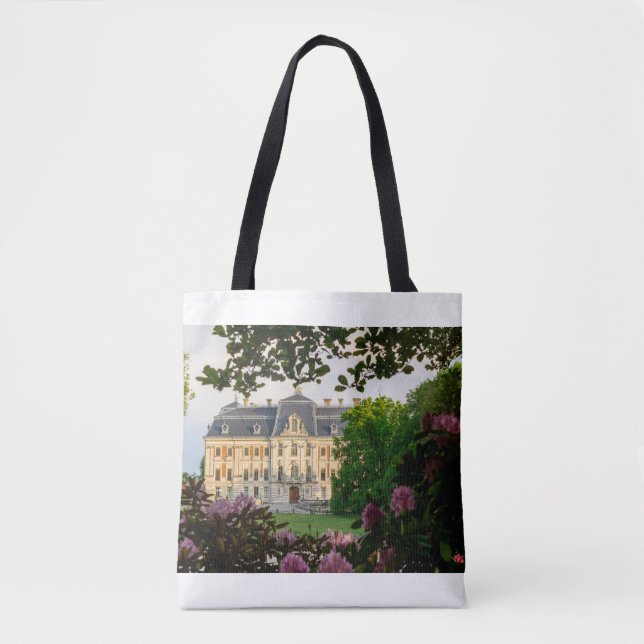 Luxus-Tasche mit floralem Muster im Stil eines fra (Vorderseite)