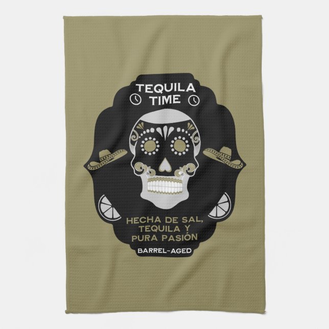 Luxus-Tequila-Geschenk Geschirrtuch (Vertikal)